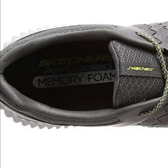 SKECHERS MEN ELITE FLEX-BELSER 52864/CHARCOAL - Picture 6 of 7